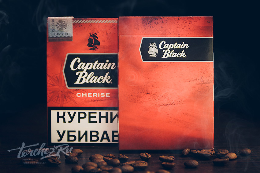 Сигариллы с трубочным табаком Captain Black Cherise Mini Tip - Фото