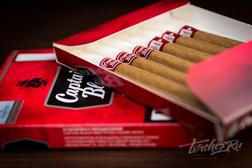 Сигариллы с трубочным табаком Captain Black Cherise Mini Tip - Фото 2