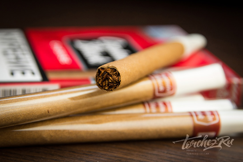 Сигариллы с трубочным табаком Captain Black Cherise Mini Tip - Фото 5