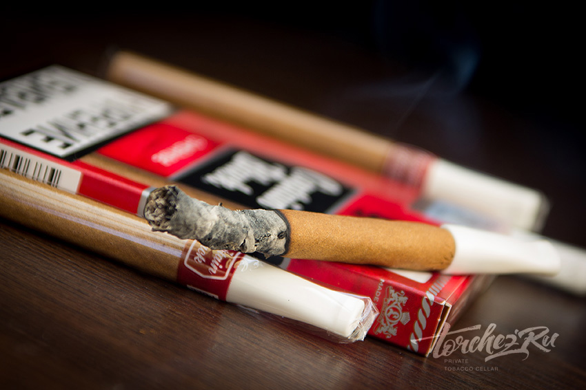 Сигариллы с трубочным табаком Captain Black Cherise Mini Tip - Фото 6